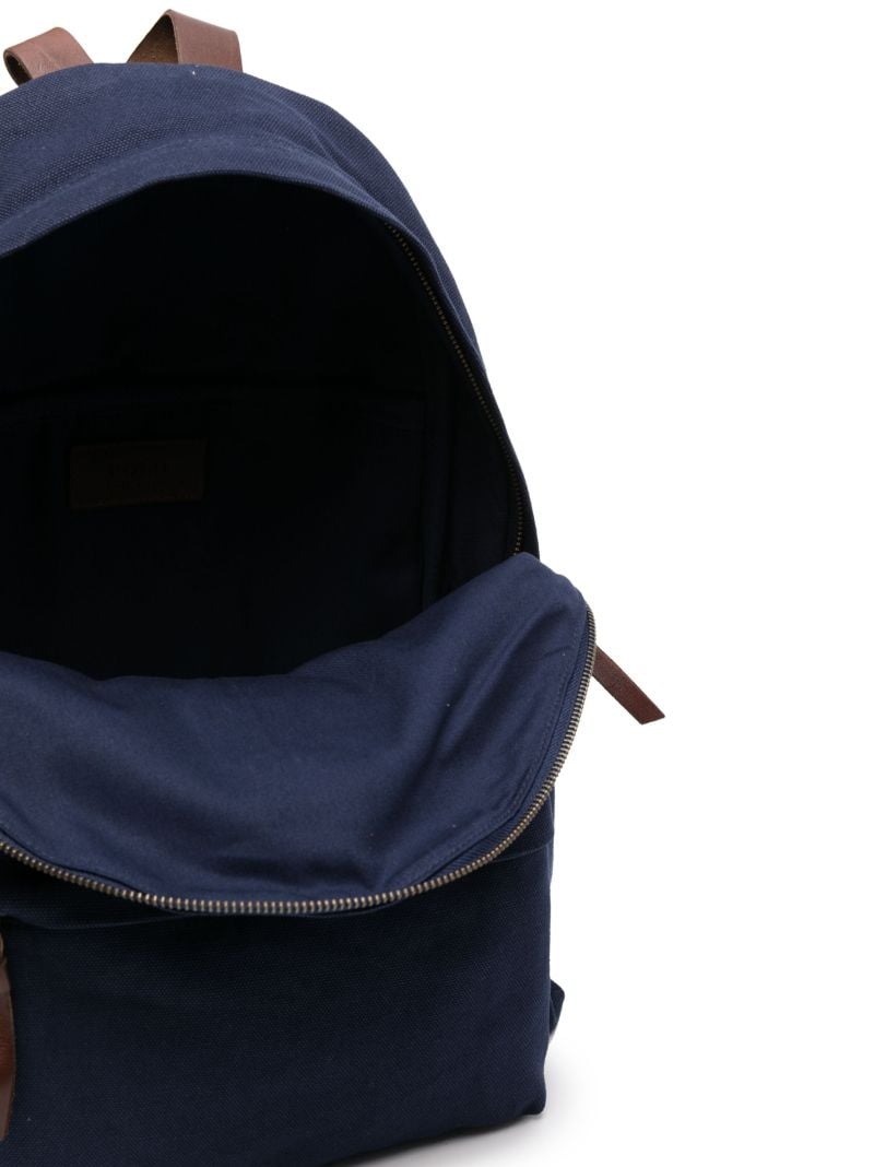 Blue Polo Bear Backpack
