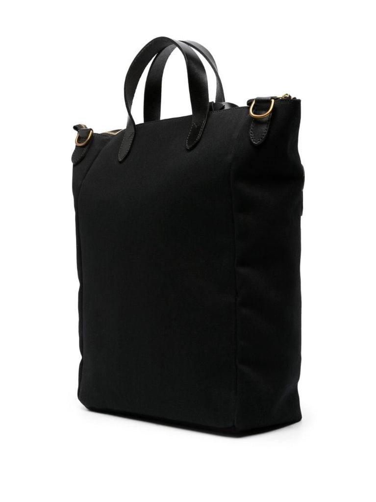 Black Canvas Tote Bag