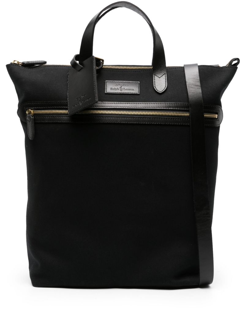 Black Canvas Tote Bag