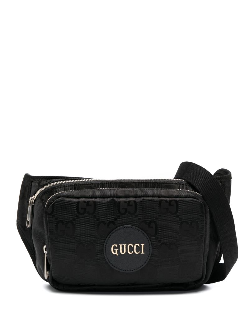 Black Off the Grid Logo Plaque Belt Bag