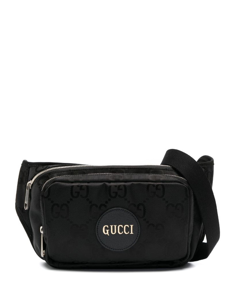 Black Off the Grid Logo Plaque Belt Bag