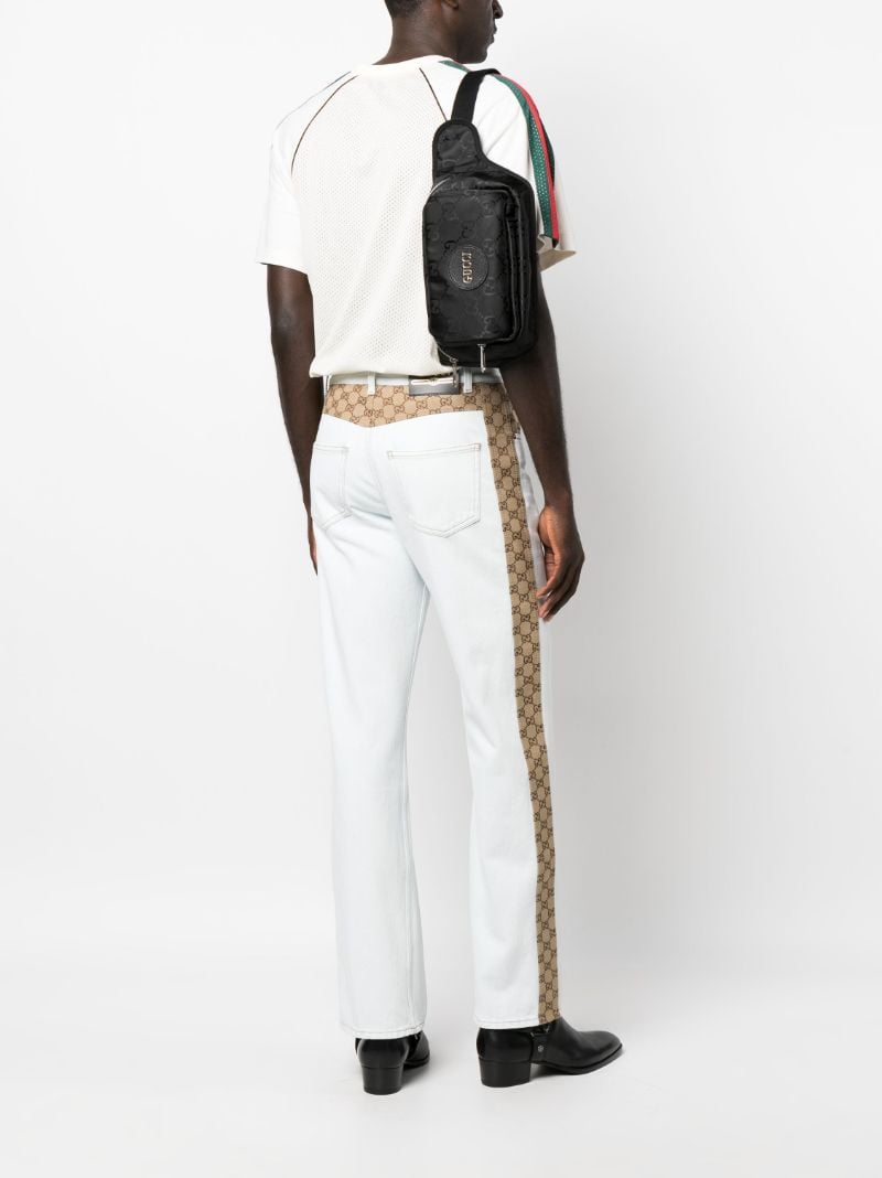 Black Off the Grid Logo Plaque Belt Bag