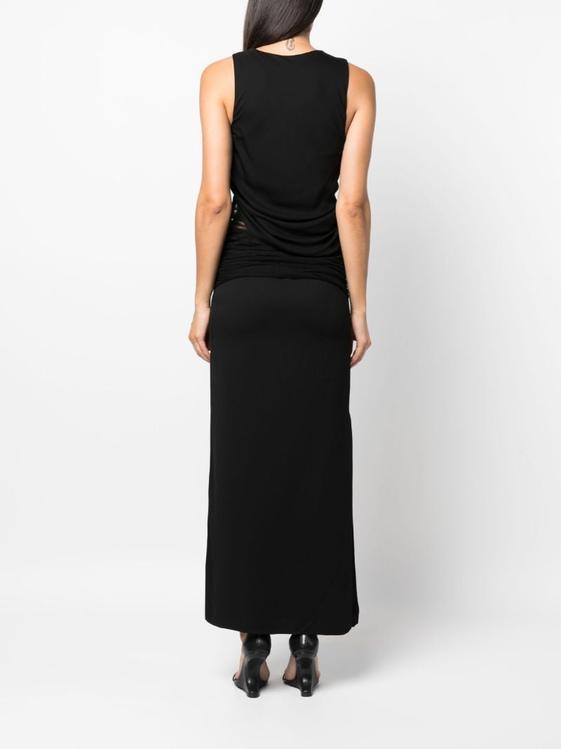 Black Semblance Tulle Twist Dress