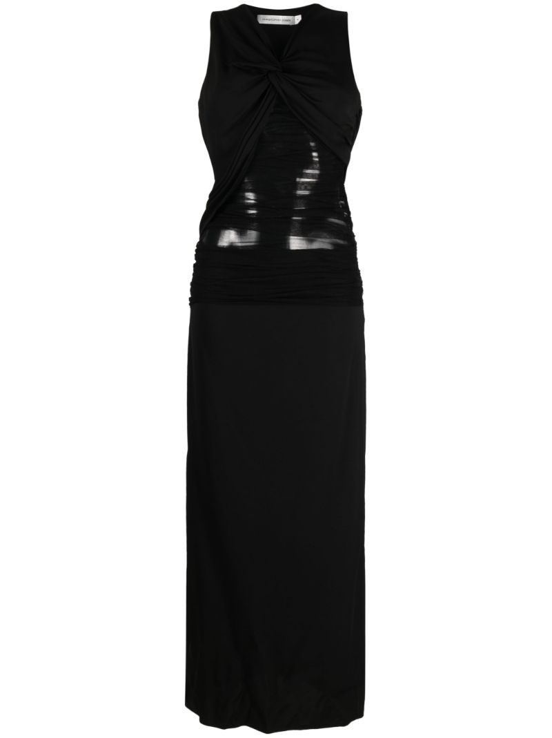 Black Semblance Tulle Twist Dress
