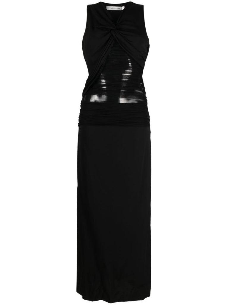 Black Semblance Tulle Twist Dress