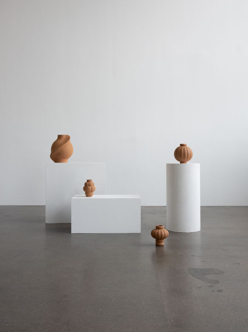 Brown Balloon 04 Ceramic Vase