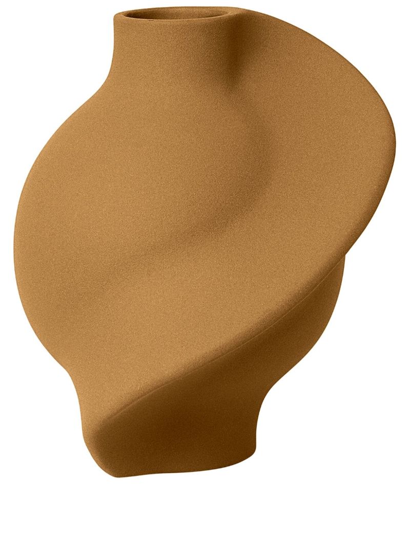 Brown Pirout Ceramic Vase