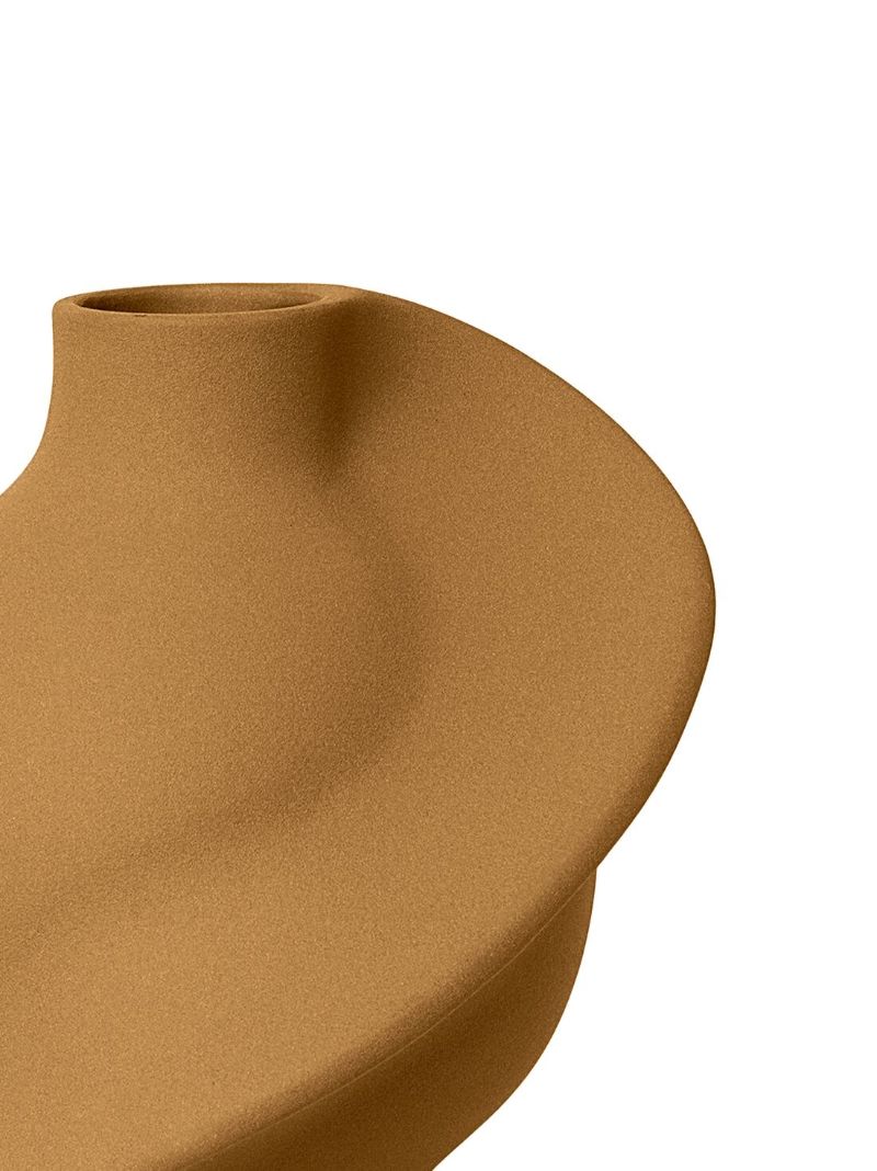 Brown Pirout Ceramic Vase