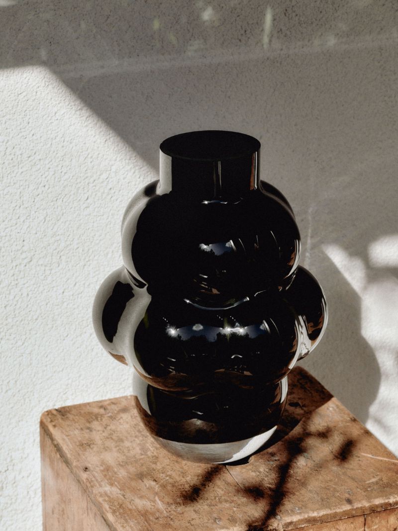 Black Balloon 04 Crystal Vase
