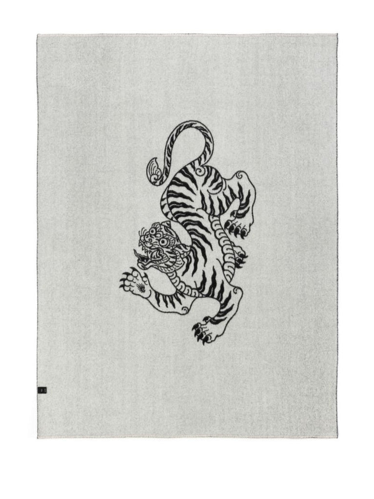 Black Voodoo Tiger Reversible Blanket
