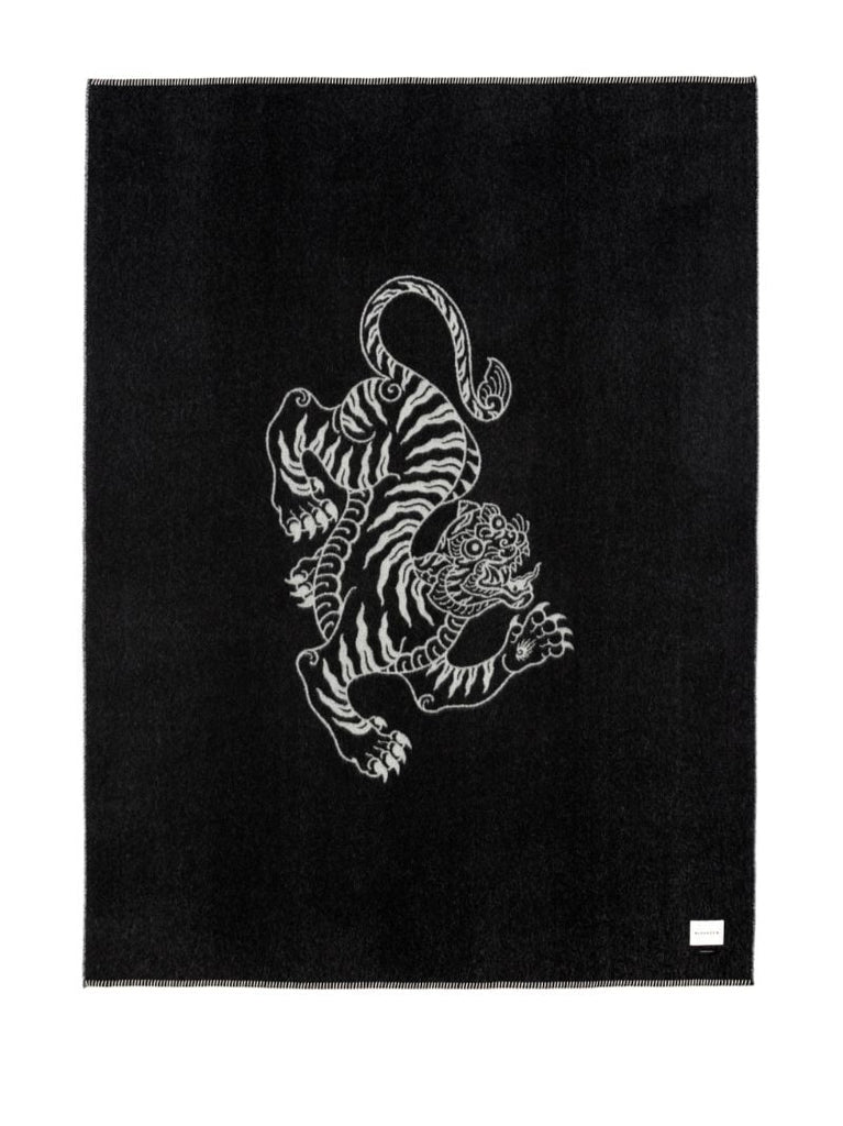 Black Voodoo Tiger Reversible Blanket