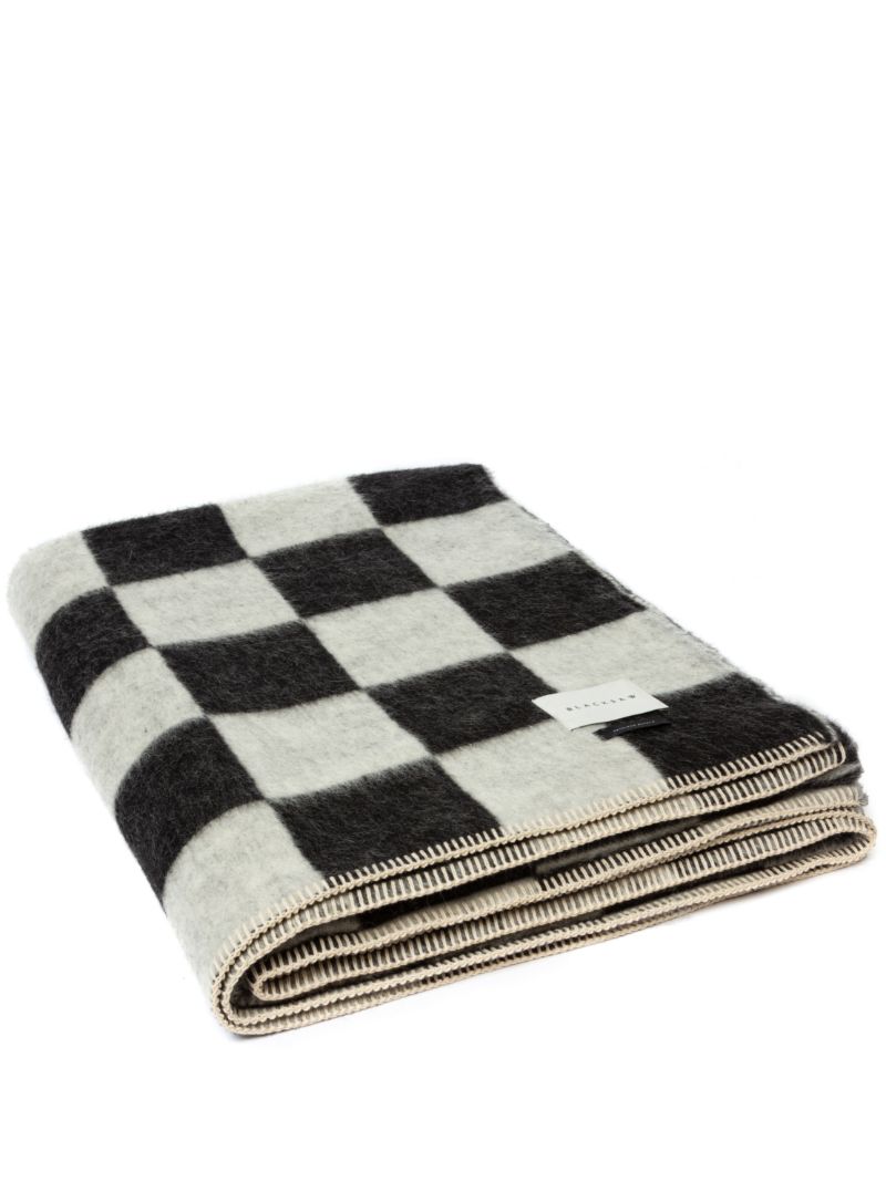 Black Crosby Heirloom Blanket