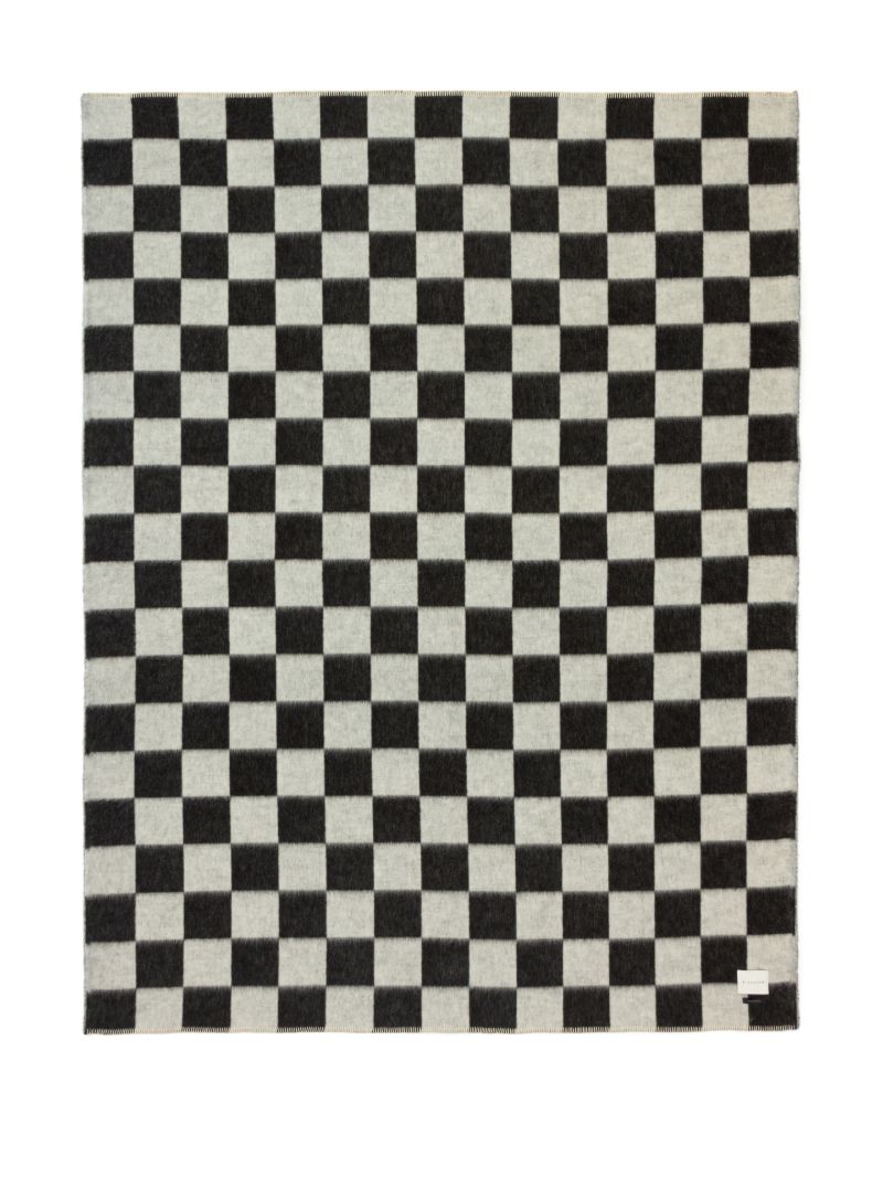 Black Crosby Heirloom Blanket