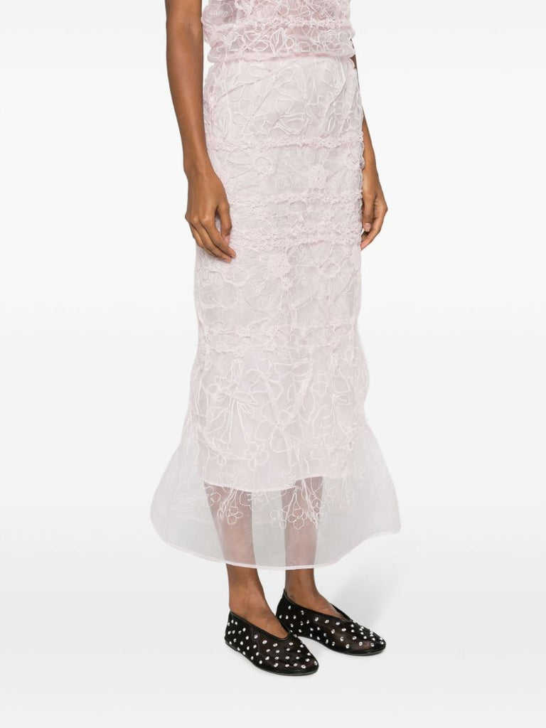 Pink Universe Denali Embroidered Skirt