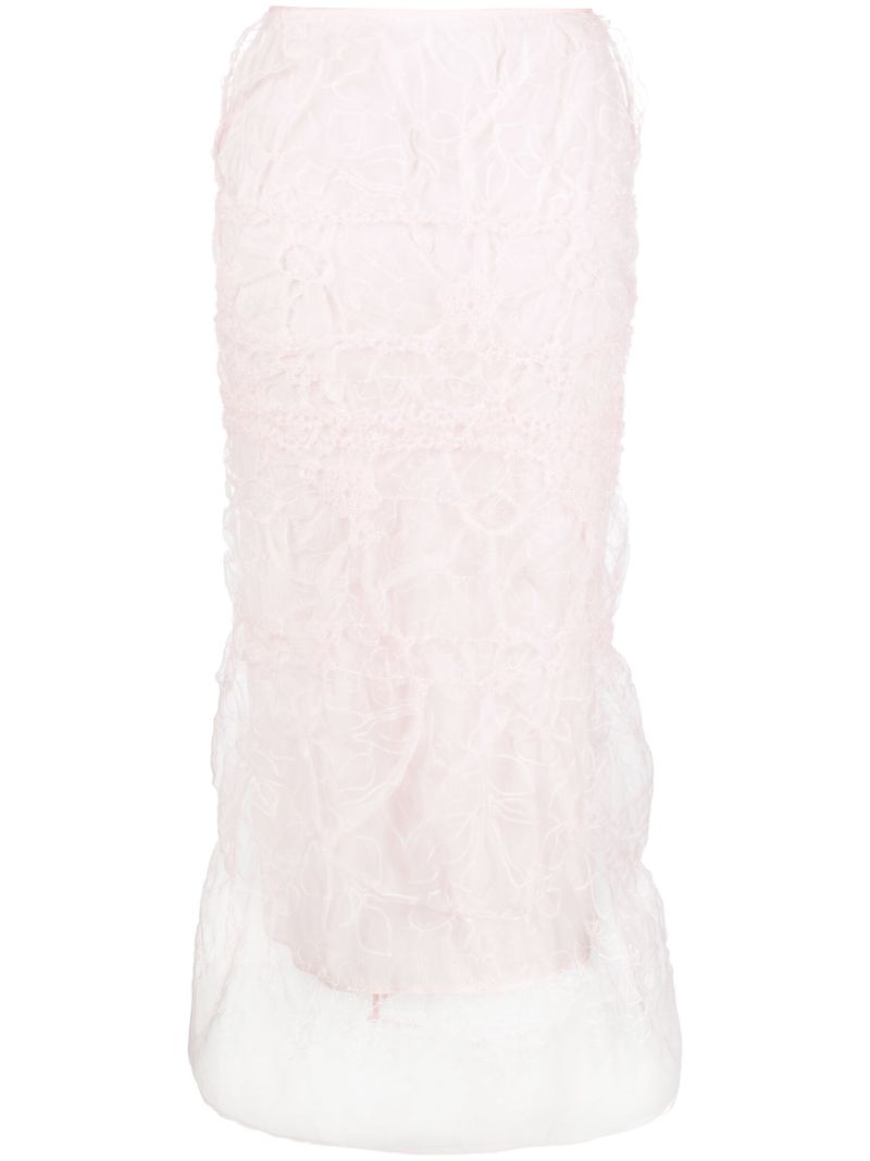 Pink Universe Denali Embroidered Skirt