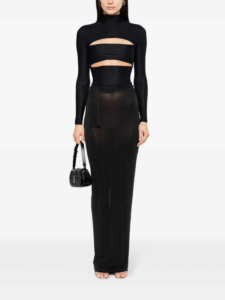 Black Hania Maxi Skirt