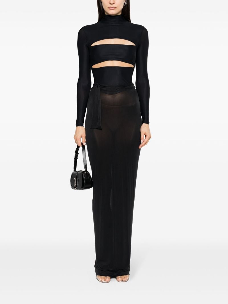 Black Hania Maxi Skirt