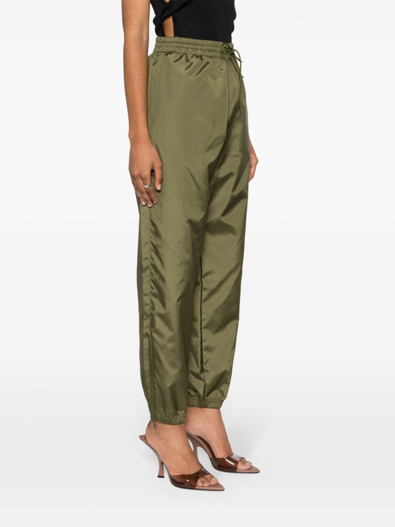 Green Utility Tapered-leg Trousers