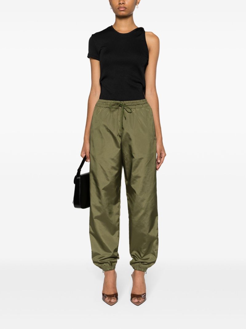 Green Utility Tapered-leg Trousers