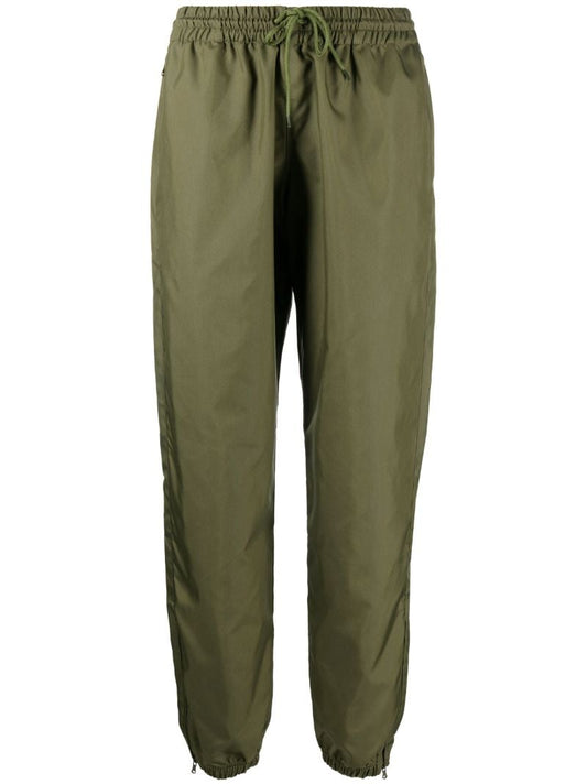 Green Utility Tapered-leg Trousers