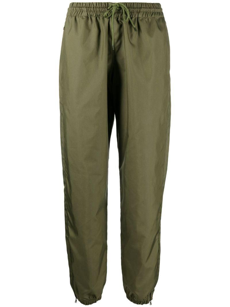 Green Utility Tapered-leg Trousers