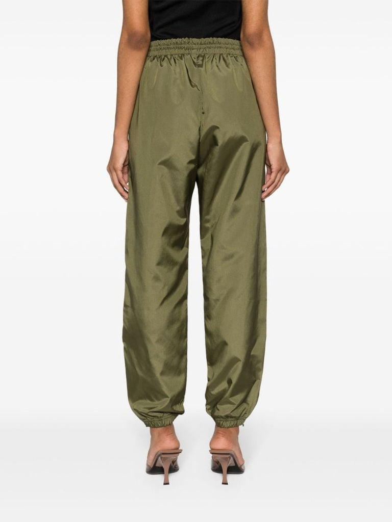 Green Utility Tapered-leg Trousers