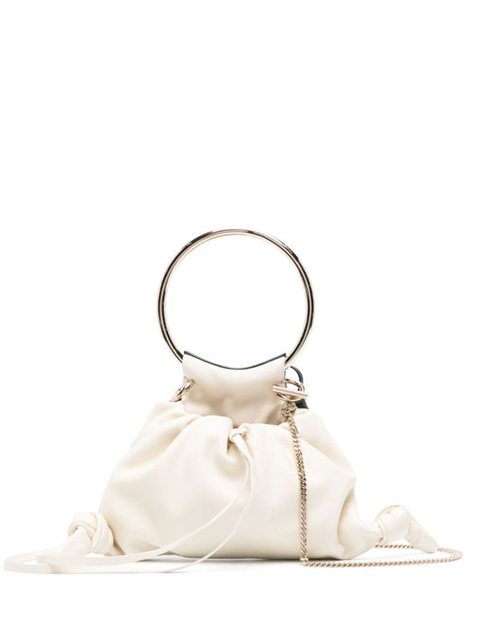 White Arlene Leather Mini Bag