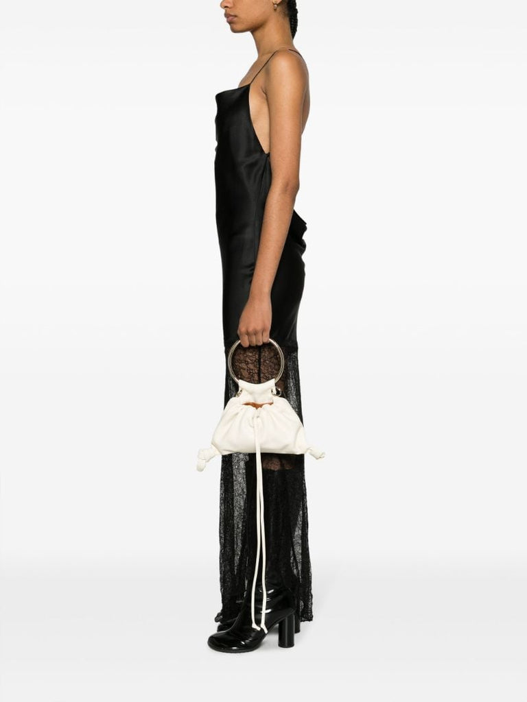 White Arlene Leather Mini Bag