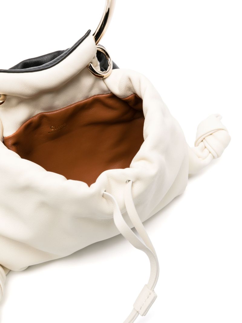 White Arlene Leather Mini Bag