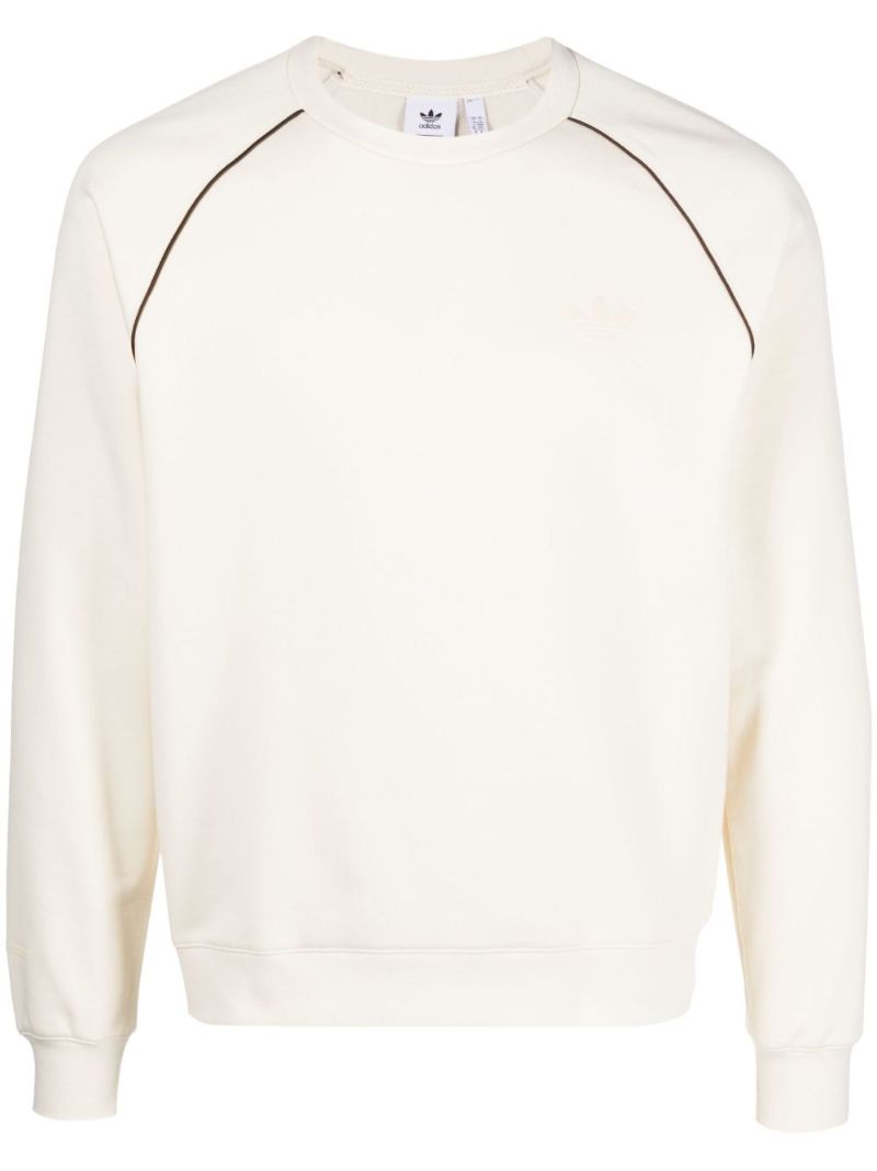 Neutral Seam Detailed Crew Neck Sweatshirt