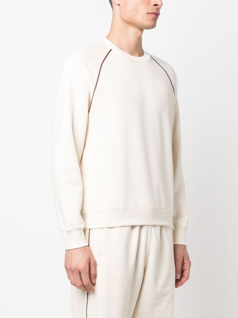 Neutral Seam Detailed Crew Neck Sweatshirt