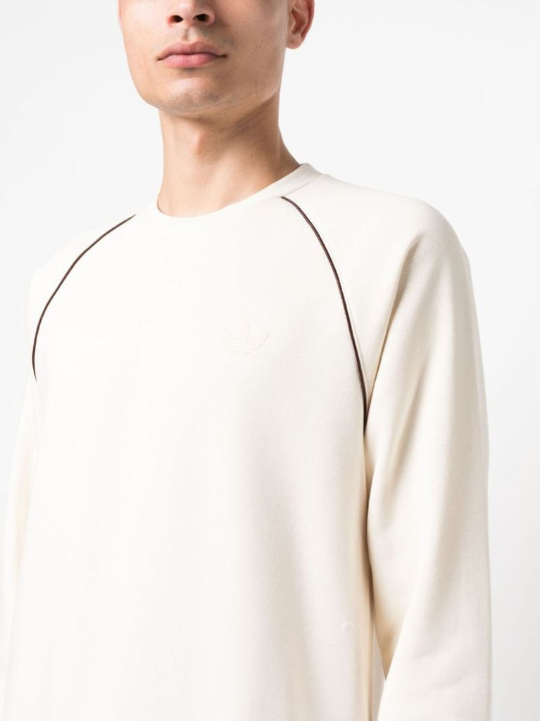 Neutral Seam Detailed Crew Neck Sweatshirt