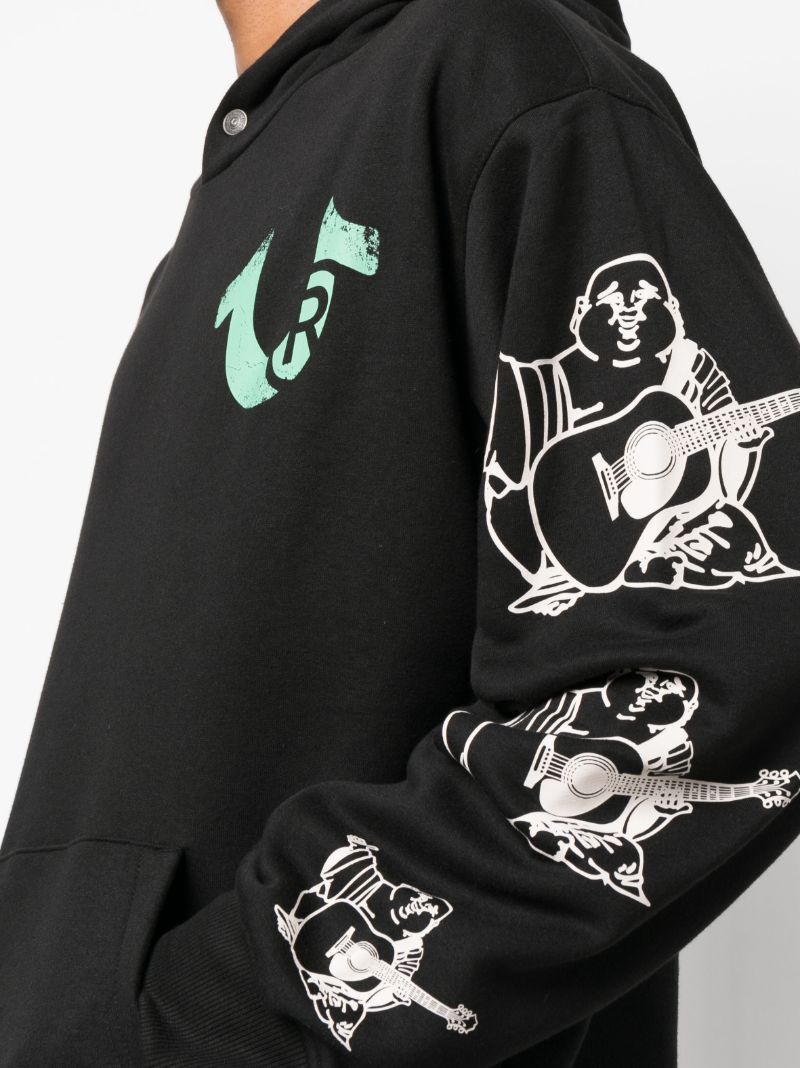Black Utopia Cotton Hoodie