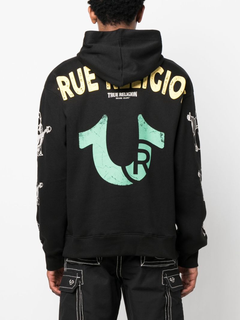 Black Utopia Cotton Hoodie
