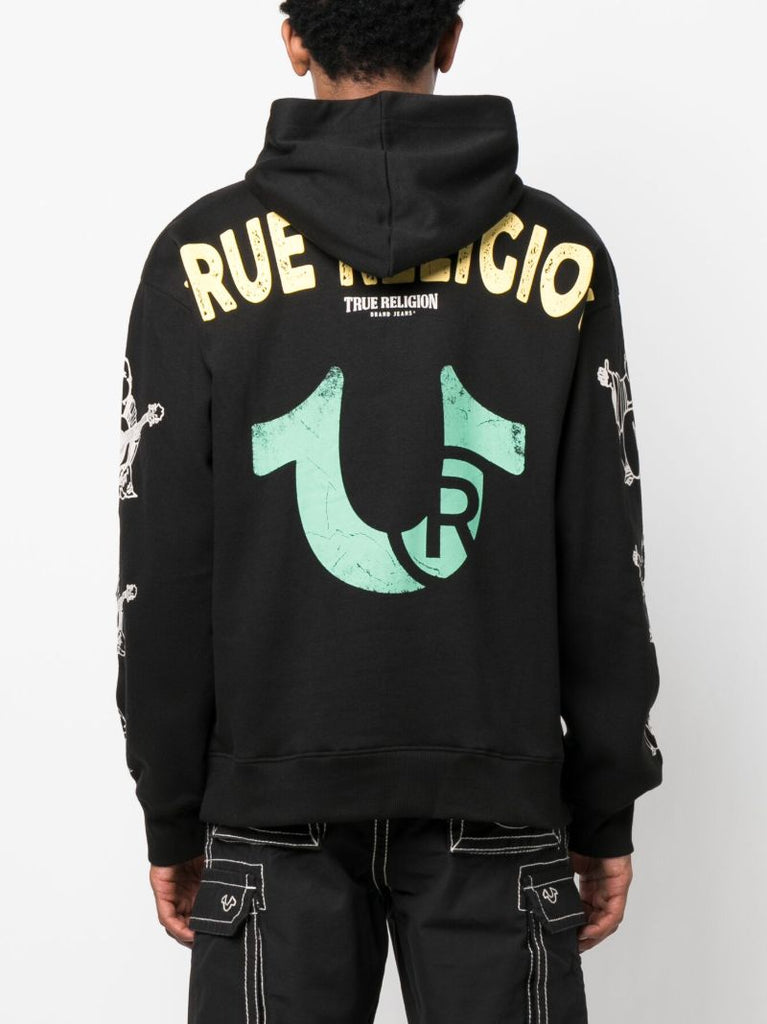 Black Utopia Cotton Hoodie