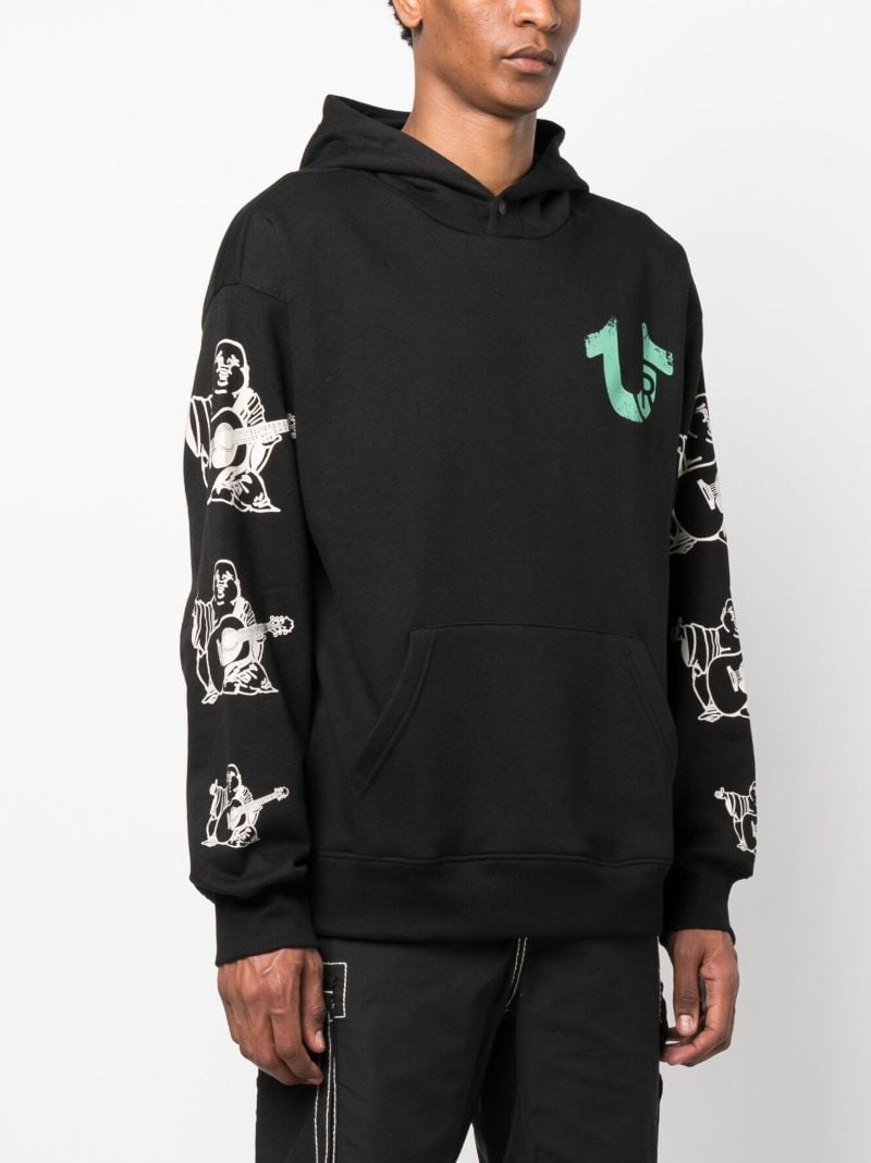 Black Utopia Cotton Hoodie