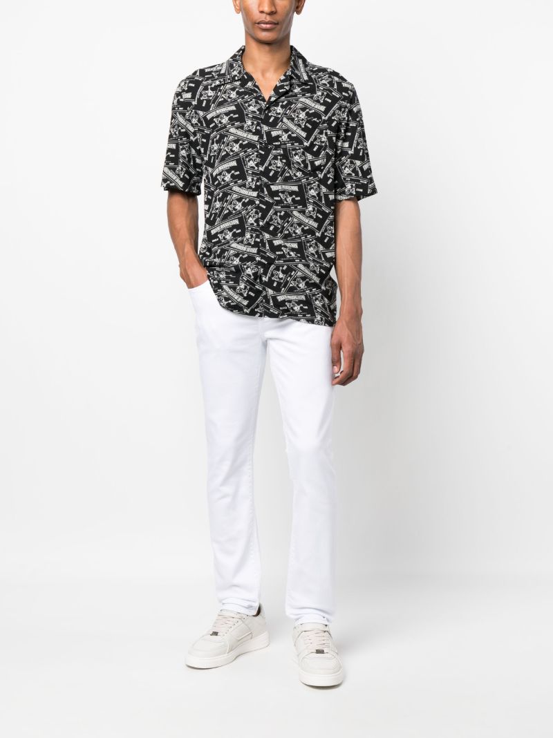 Black Label Resort Print Shirt