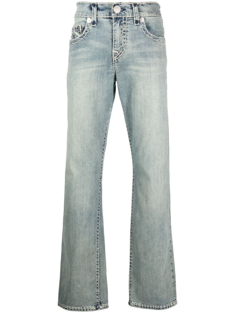 Blue Ricky Straight-leg Jeans