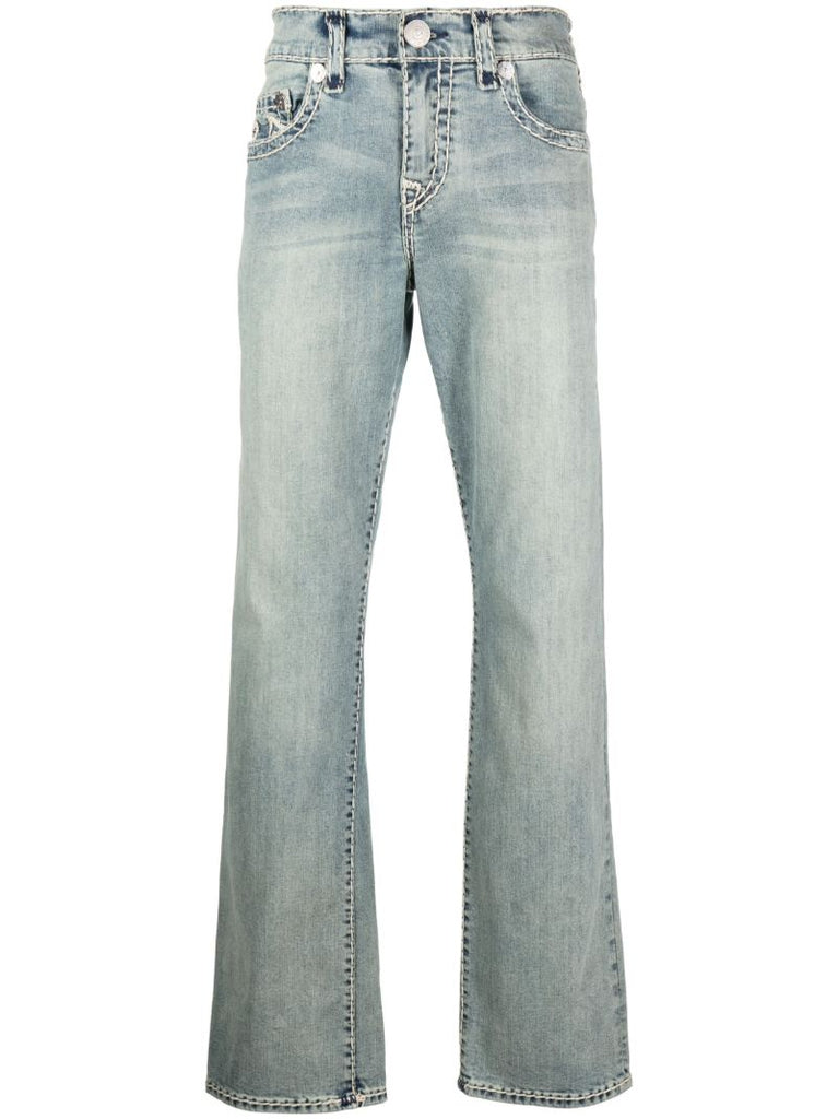 Blue Ricky Straight-leg Jeans