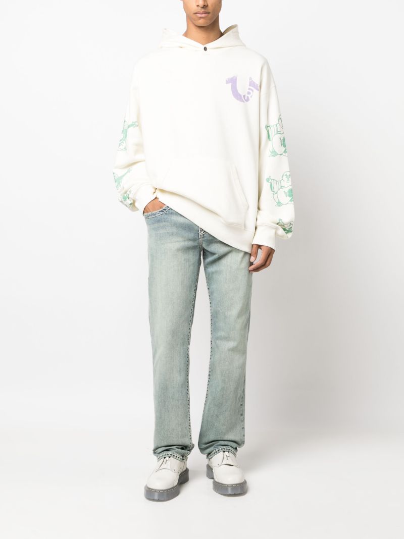 Blue Ricky Straight-leg Jeans