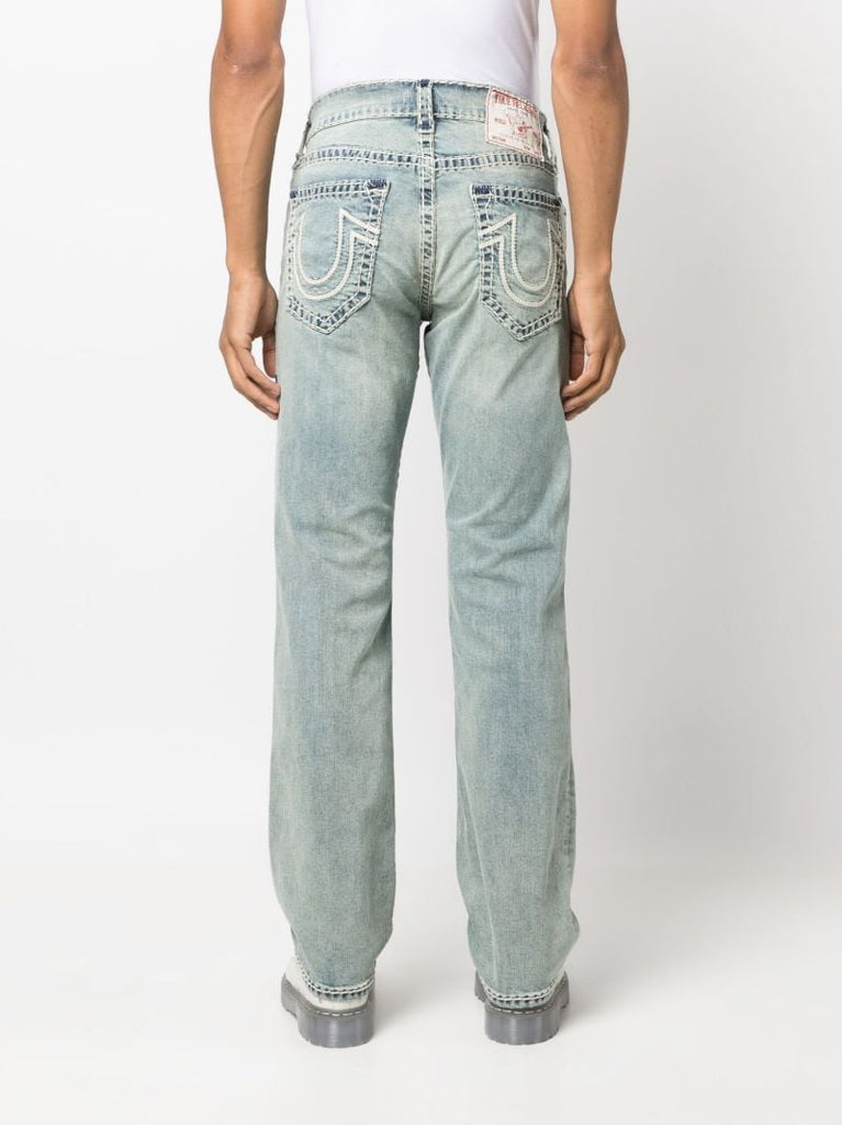 Blue Ricky Straight-leg Jeans