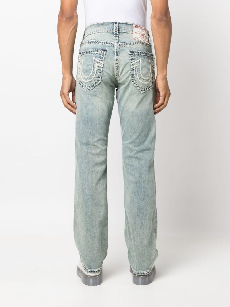 Blue Ricky Straight-leg Jeans