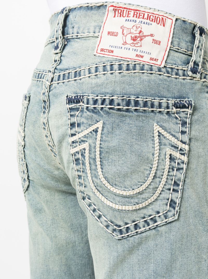 Blue Ricky Straight-leg Jeans