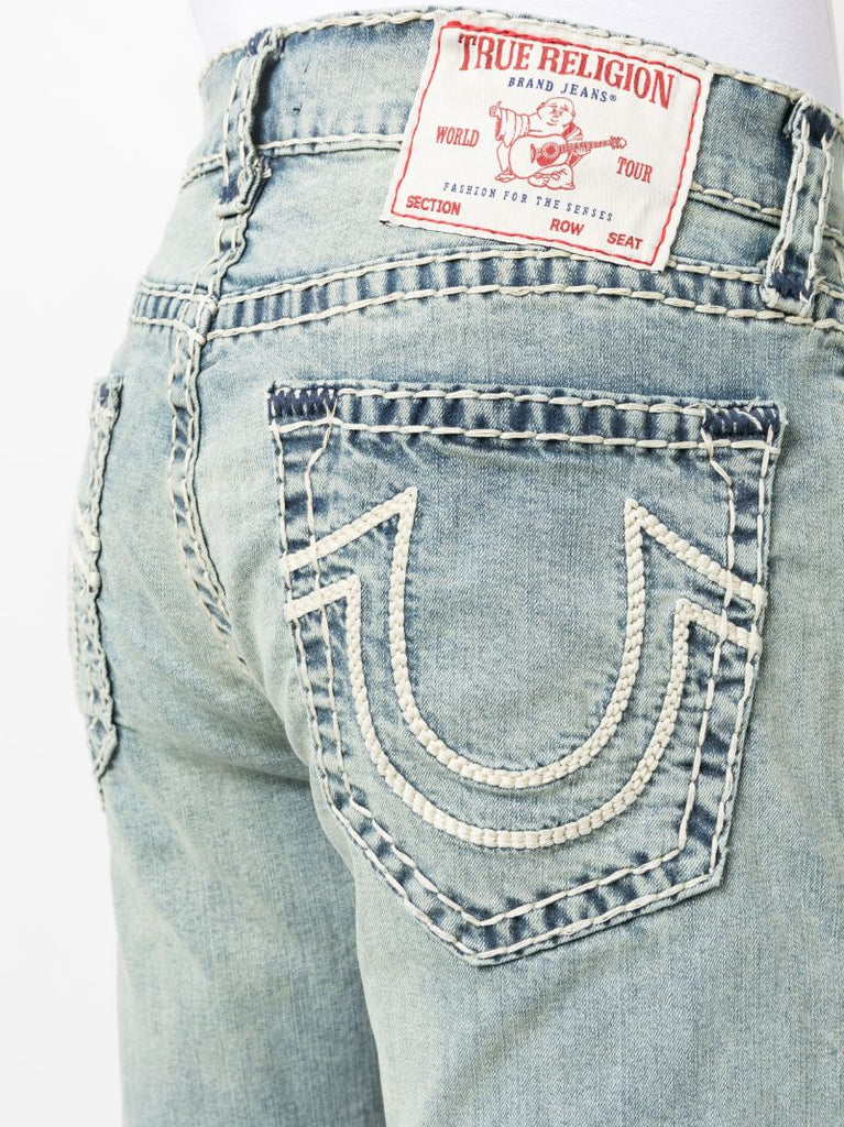Blue Ricky Straight-leg Jeans