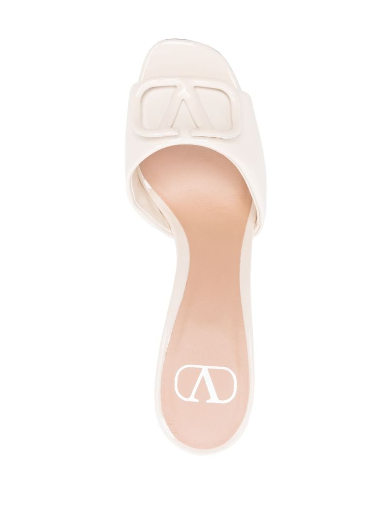 White Vlogo 90 Leather Mules