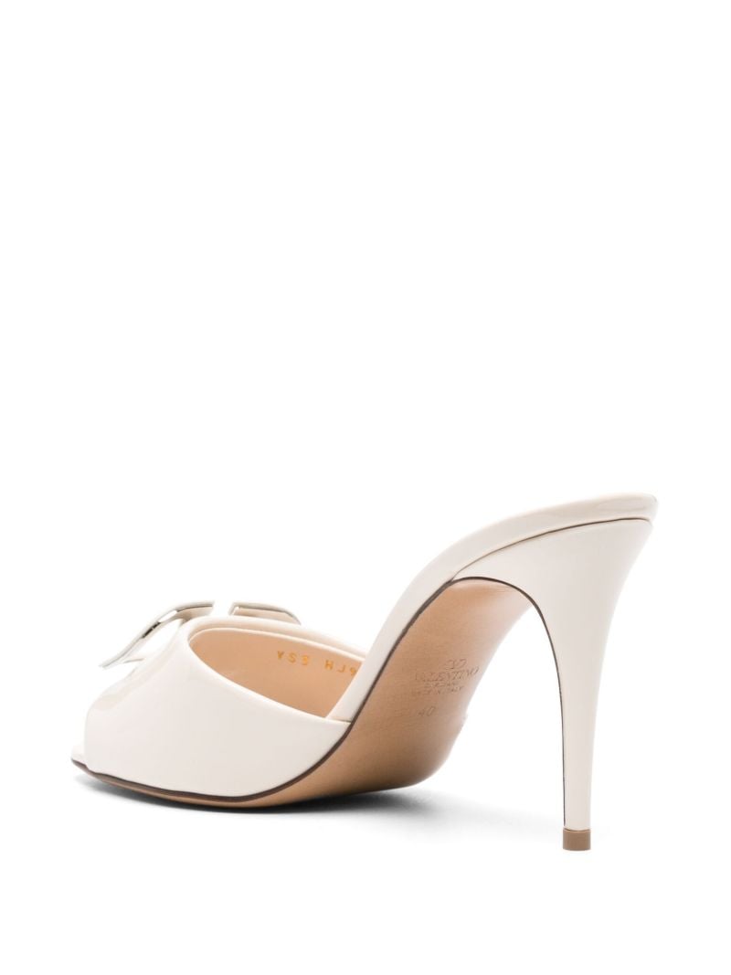 White Vlogo 90 Leather Mules
