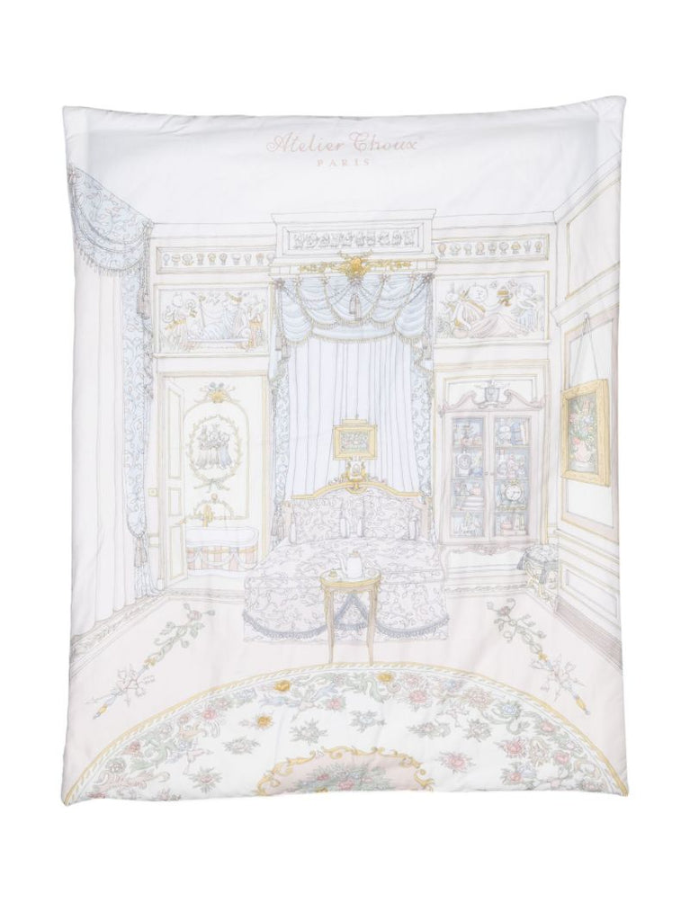 White French Bedroom Cotton Quilt