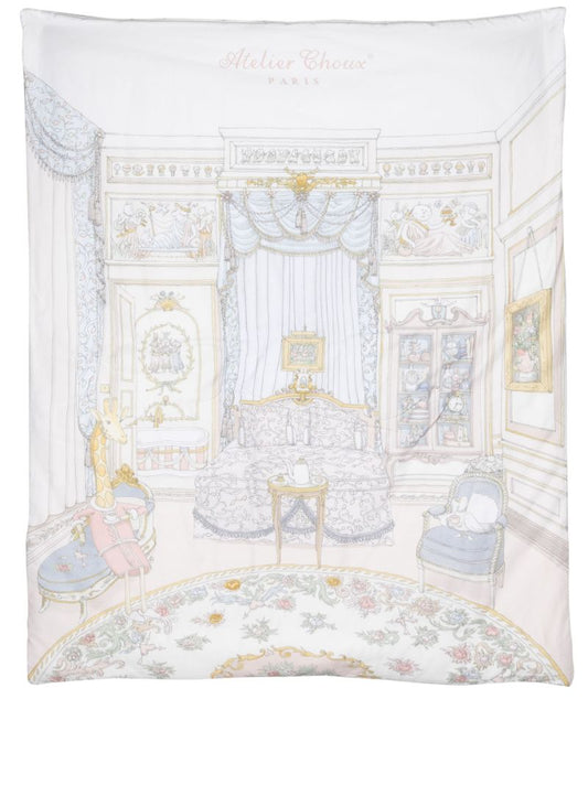 White French Bedroom Cotton Quilt