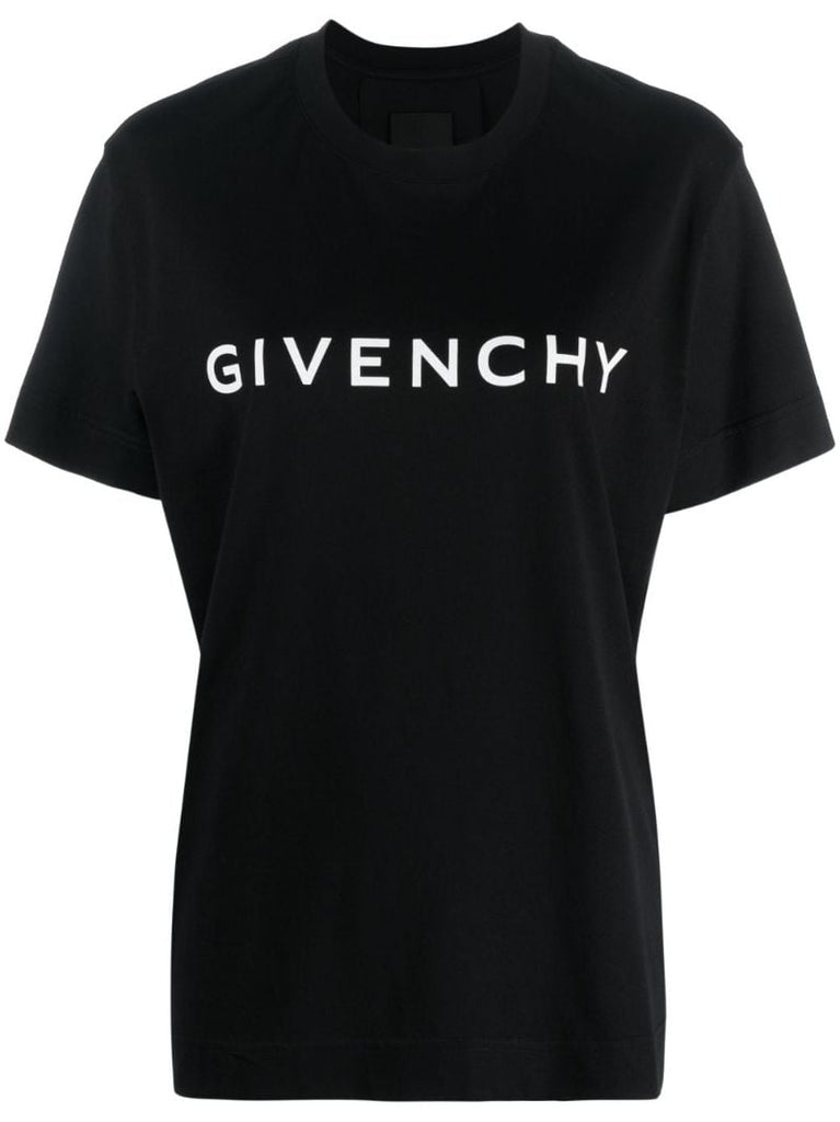 Black Archetype Logo Print T-shirt