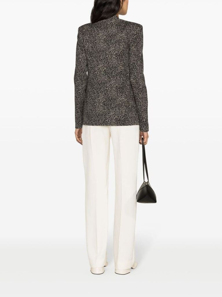 Black Anais Single-breasted Blazer